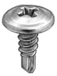 #8 X 1/2 PHIL WASHER HD TEKS TAP SCREW  ZINC 50/BX